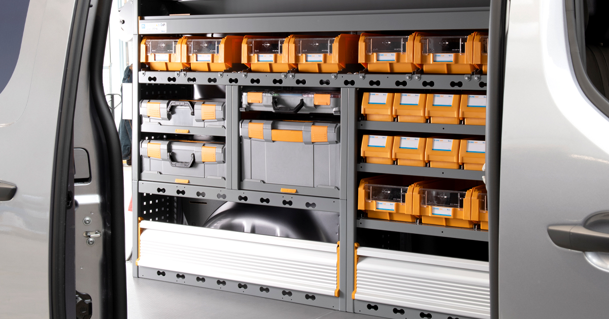 Scaffali professionali per i furgoni: una scelta vincente